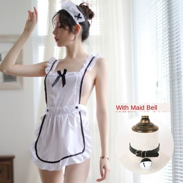 

mei zhilan new maid mei zhixin lan xinxin uniform maid temptation suit role-playing lady cook cute girl heart, Black;white