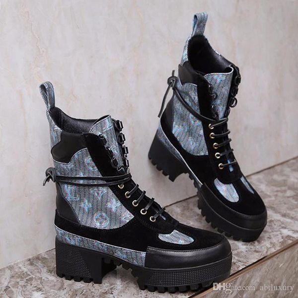 

fashion shoes laureate platform desert boot with box womens shoes bottes femmes fashion type drop ship zapatos de mujer lady shoes vinta, Black
