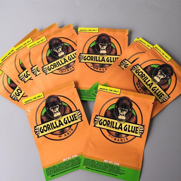 

gorilla glue bag 3.5g smell proof сумка vape упаковка для сухой травы gorilla клея лавсанового zipper мешок dhl освобождает lyhpshop yyziu