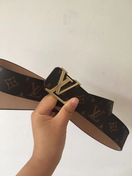 

ppfashion big buckle leather belt designer brand belt for men and women new men's gÃ»ccÃ¬ belts, Blue;gray