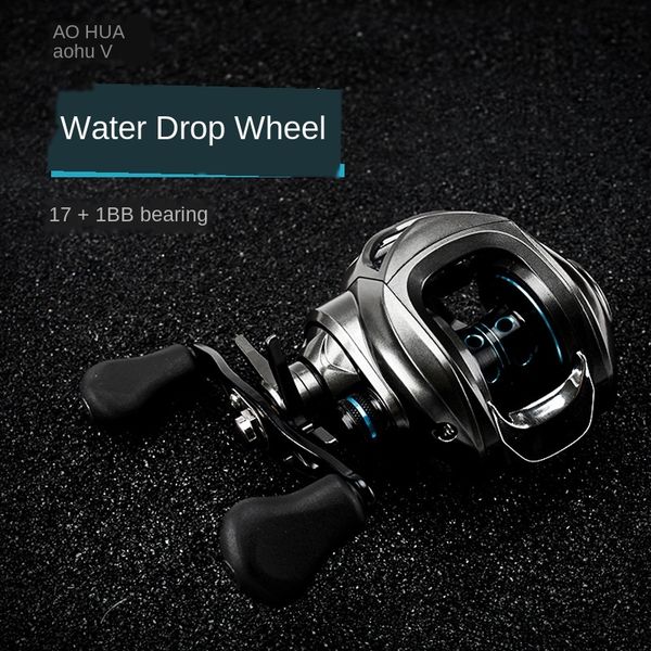 

qrhbq 18 axis anti-explosion line metal road sub-water drop water drop black fish explosion-proof snakehead wheel makou road sub-pole wheel