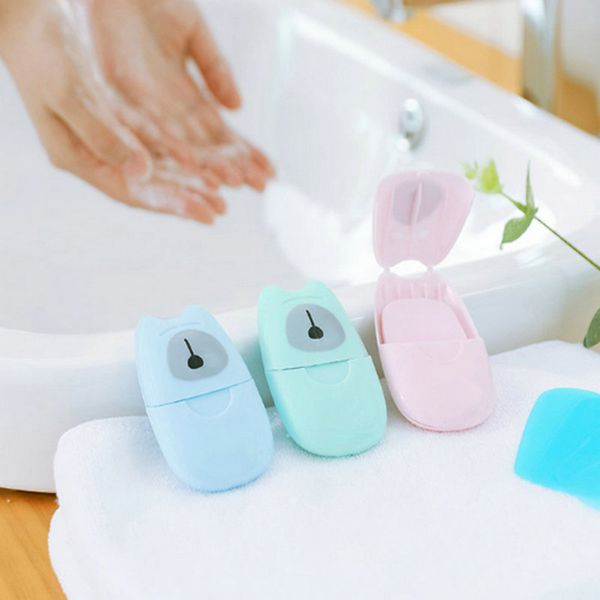 

2016 2020 set disposable boxed soap paper portable aromatherapy hand wash bath travel mini soap box soap base bathroom accessories from uy20