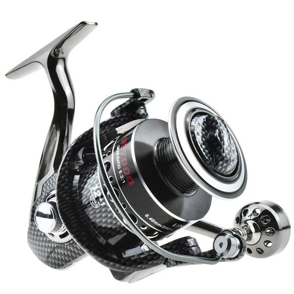

reel spinning fishing anti-corrosion bearings 1000-7000 series all metal spool spinning reel 12+1bb 5.2:1 saltwater fishing gear