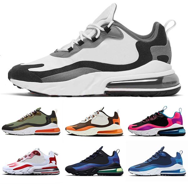 

2020 new react 27c men women kids running shoes bauhaus travis scotts optical hyper jade summit white mens trainers sport sneaker, Black