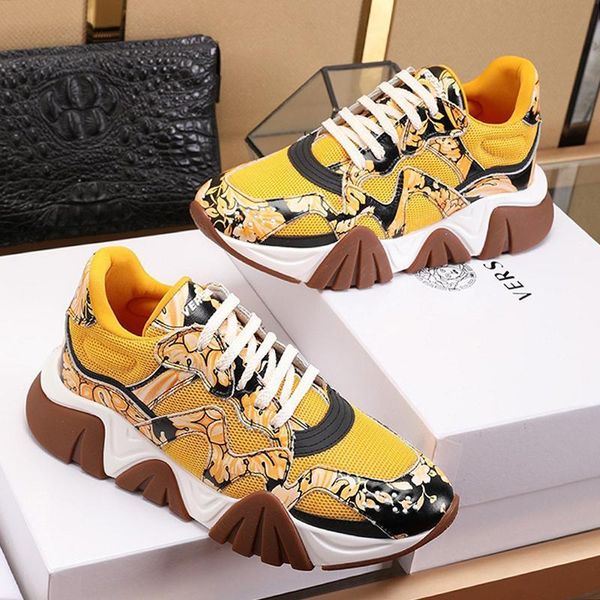 

squalo sneakers mens shoes chaussures pour hommes fashion classic outdoor walking footwears new arrival lace -up luxury sports men shoes