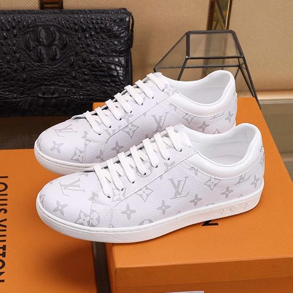 

mens shoes fashion design breathable shoes luxembourg sneaker lace -up plus size low sports men shoes chaussures pour hommes, Black