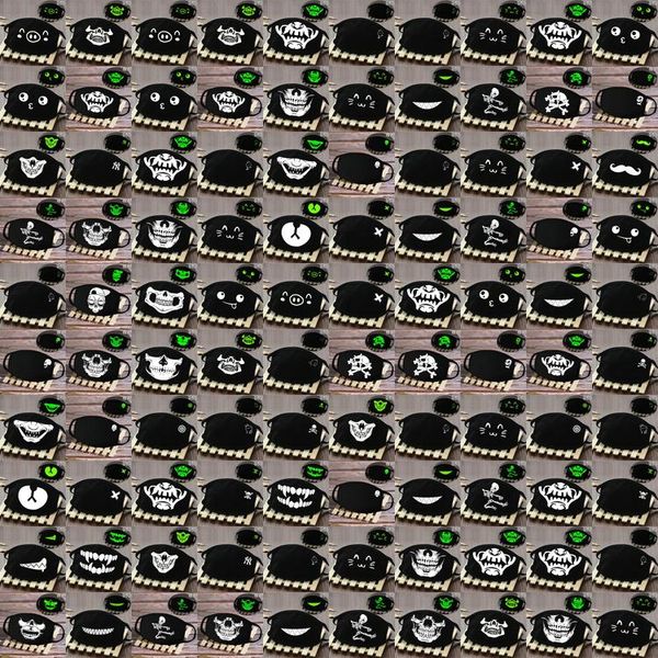 

muerte skull half mask skull face cover glow in the dark tactical skeleton mask muerte skull zuysr abc2007, Black