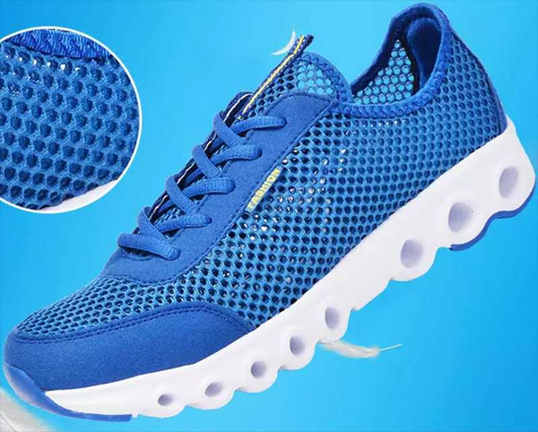 

2020 latest breathable single net shoes couple shoes light running cooling fashion sports 34-45 size