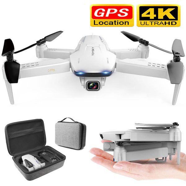 

новый gps складная drone с двойной камерой 4k hd 1600w plxels 50 крат 5g wifi fpv оптического потока rc quadcopter вертолета