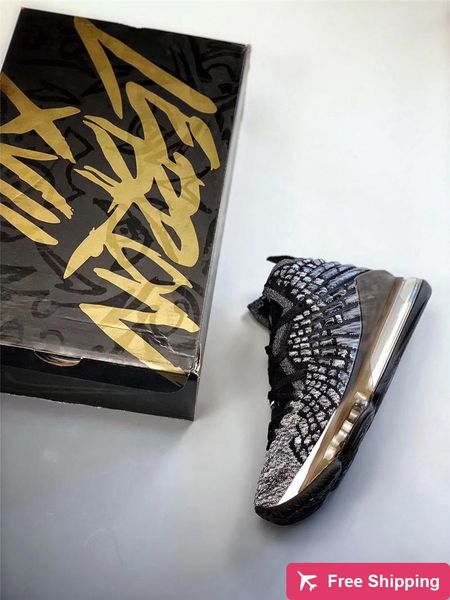 

authentic lebron 17 lakers basketball shoes men black white eggplant amarillo battleknit 2 .0 bq3177 -004 bq3177 -002 sneakers with bo