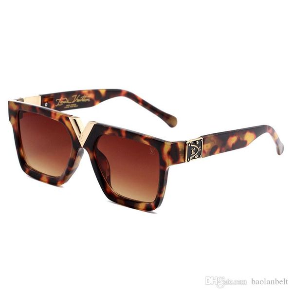 

mens women square sunglasses millionaire oversized man woman luxury sunglass resin lentes retro eyewear brand popular sun glasses, Black