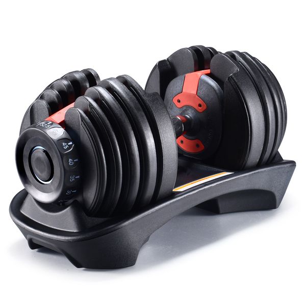 

dumbbells men's outlet automatic quick adjustable dumbbell set 24kg 52.5 lbs gym