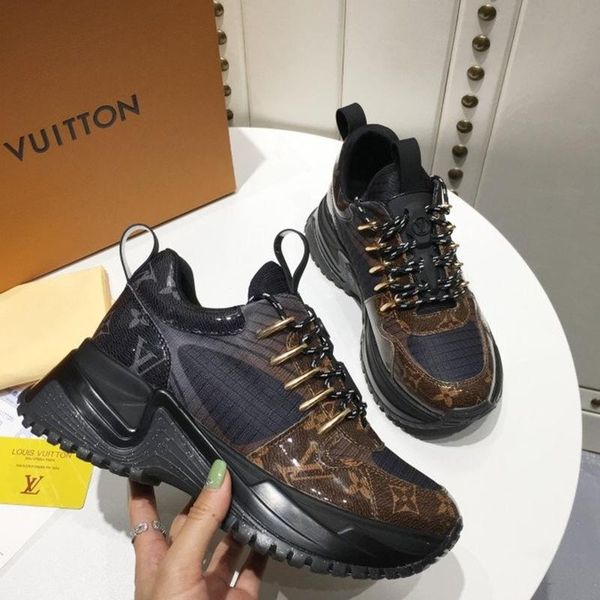 

046 new designer luxury women's casual fashion shoes, women's outdoor casual shoes, high-quality materials, with original box, Black