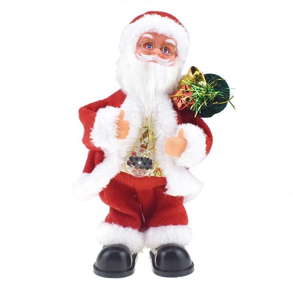 

Robot Santa Claus Doll Walk Toy Interactive Electronic Toys Plush Christmas Claus Toys For Children Birthday Gifts
