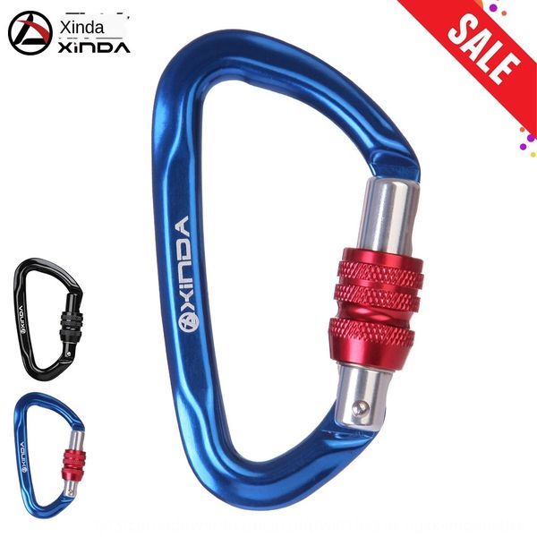 

aviation aluminum 7075 d type automatic lock bucaluminum alloy mountaineering buckle yoga main lock mountaineering buckle