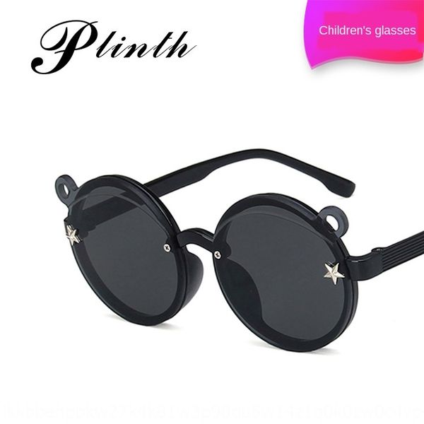 

bear ear children's sun 2020 new baby trendy boys and girls 7711 uv protection cute sun glasses sunglasses, Blue