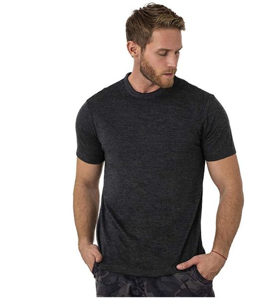 

2020 men merino wool t shirt base layer wool tech tee men 100% merino shirt 200gram wicking breathable anti-odor size s-xxl, White;black