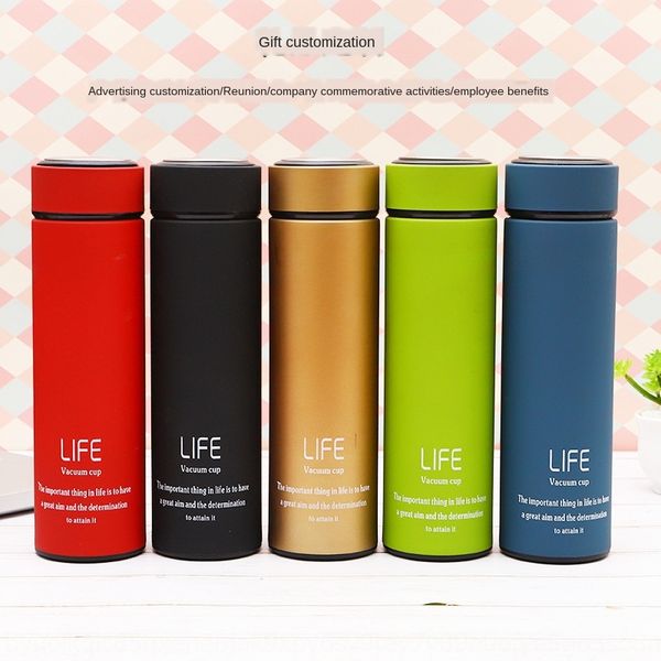 

new stainless steel insulation business office outdoor sports thermos thermos straight creative outdoor sports water cup gift cup