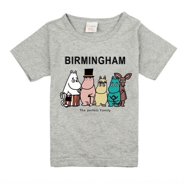 

new animal family half base cotton short new children's animal family half t-shirt sleeve base cotton children's short sleeve t-sh, Blue