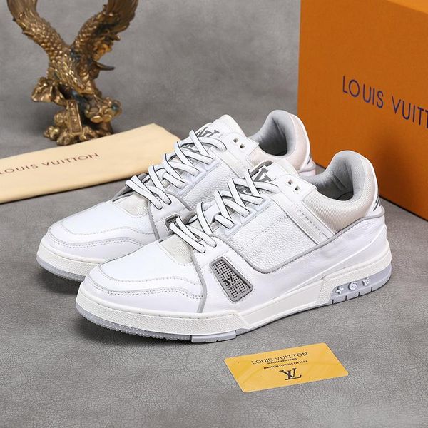 

luxury men shoes fashion zapatos de hombre trainer sneaker chaussures pour hommes vintage with box sale fashion type mens shoes fast ship, Black