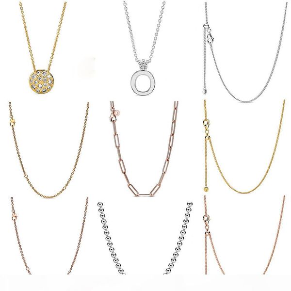 

fahmi 100% 925 sterling silver 2019 autumn preview shine curb chain necklace rose long link cable chain necklace oak leaf crown