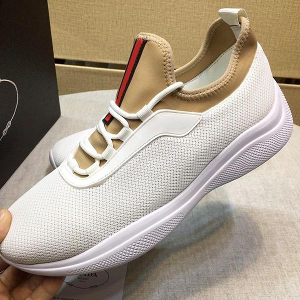 

comfortable mesh and neoprene sneakers mens shoes fashion classic breathable lace -up low casual men shoes zapatos de moda para hombre, Black