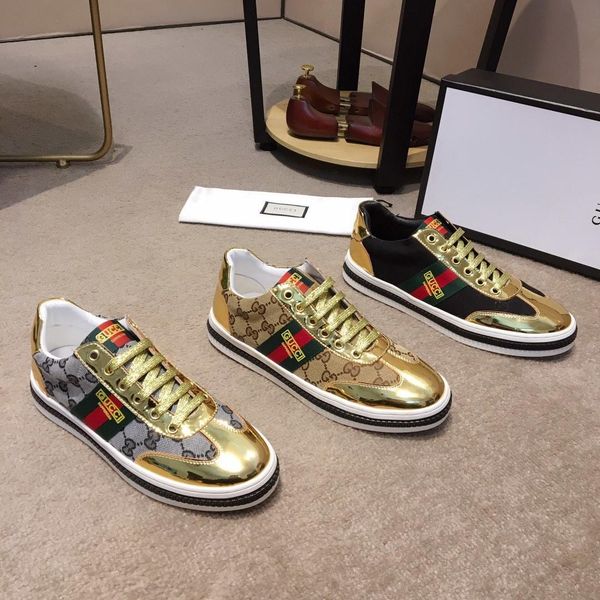 

new3 fashion casual men's shoes wild personality sports shoes outdoor comfortable lace men's shoes original box packaging fast del, Black