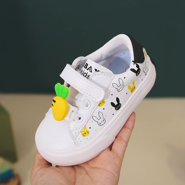 

babaya дети детская обувь для девочек 2020 осень новый смазливая мультфильм дети кожа повседневный диких мальчиков и девочек малышей sneaker