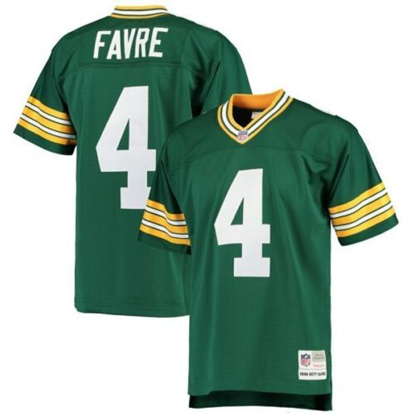 

brett favre mitchell & ness 1996 retired legacy jersey, Gray