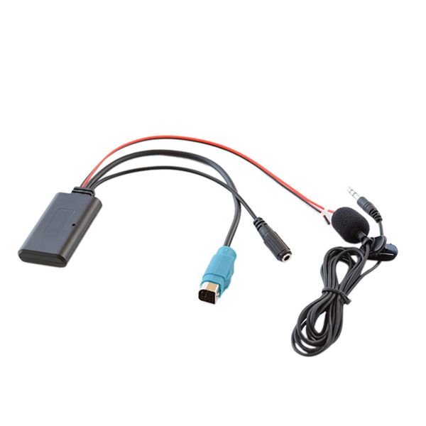 

car radio kce-237b full speed aux input replacement 3.5mm o mp3 bluetooth 5.0 microphone adapter for alpine