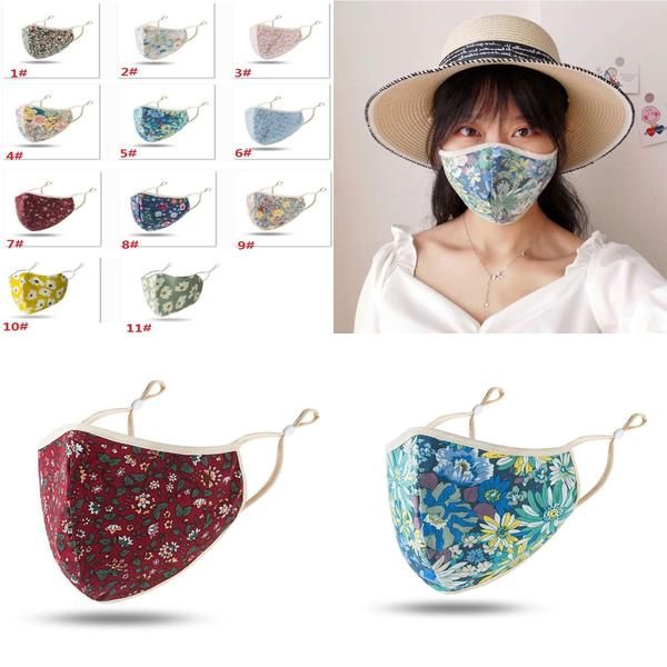 

23 style design face mask breathable men and women mask summer shade dustproof breathable tide male wash mask adjustable ear buckle qqds bnc