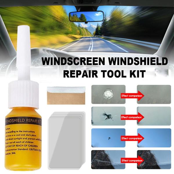 

1 pc automotive glass nano repair fluid car window glass crack chip repair tool kit