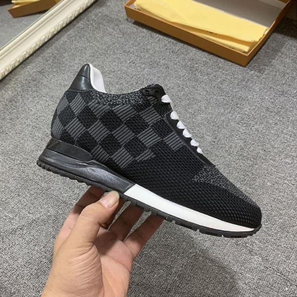 

2021-2020b luxury design printed frosted rubber sole sneakers all -match fashion mens casual shoes mens banquet shoes size :38, Black