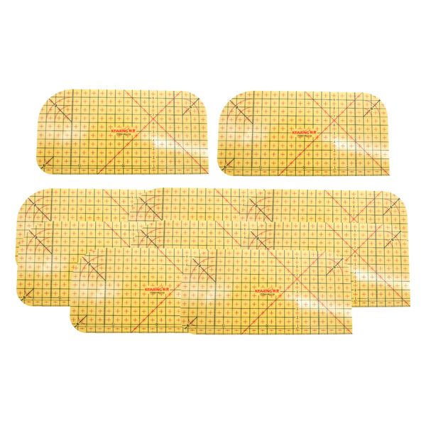 

10 diy лоскутная горячие гладильная управления линейка шитье инструменты вязание аксессуары, Black