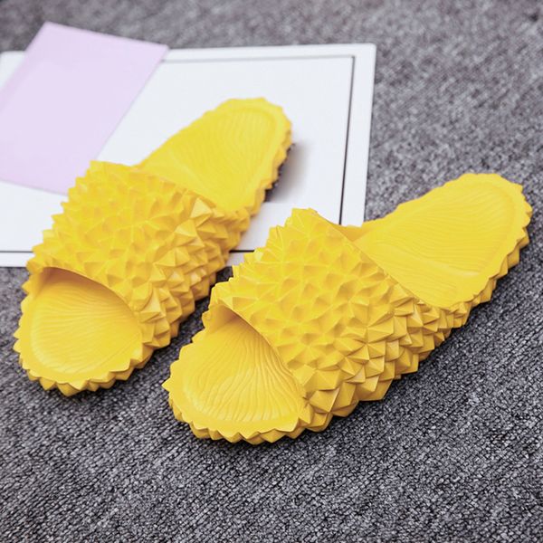 

funny durian casual solid women's slippers summer flip flops for women slippers fashion outdoor beach slides, Black