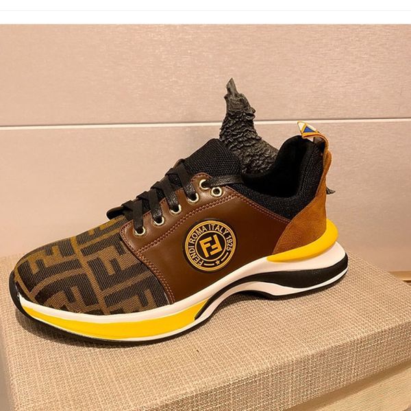 

058 men's designer casual sports shoes, fashion brand outdoor casual shoes, original box packaging fast delivery, Black