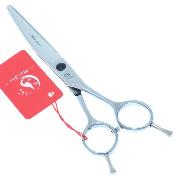 

meisha 6 inch professional hair scissors barber hairdressing up curved cutting scissors 440c hair salon styling shears a0156a