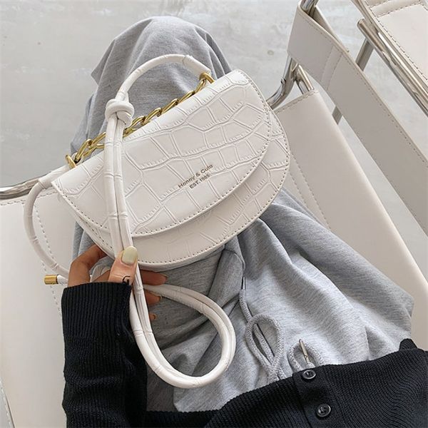 

fashion brand designer handbags new personality street solid color wild casual crossbody shoulder saddle bag ing