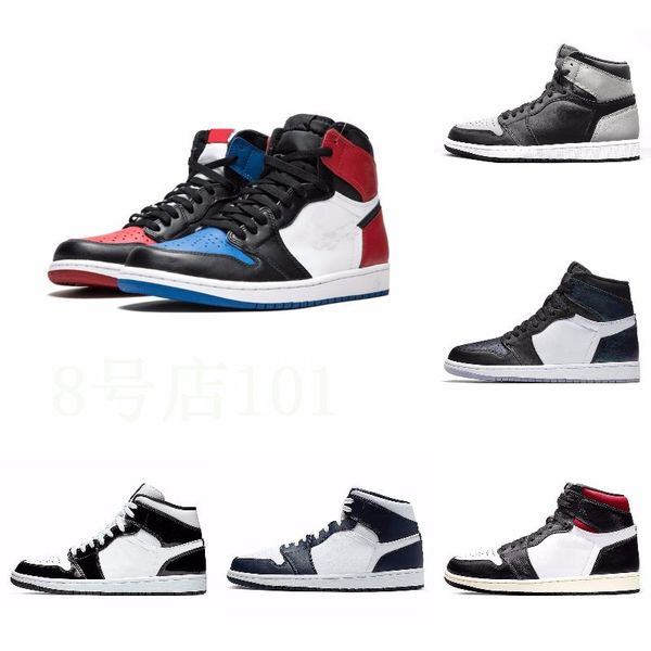 

new mens basketball shoes 1s high obsidian unc green travis scotts shoes bloodline nakeskin jumpman men women sports sneaker j#01-025