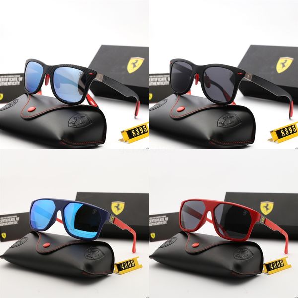 

new 2020 high grade conjoined sunglasses metal sun glasses for men 6 colors uv400 sunglasses lot#208, Blue