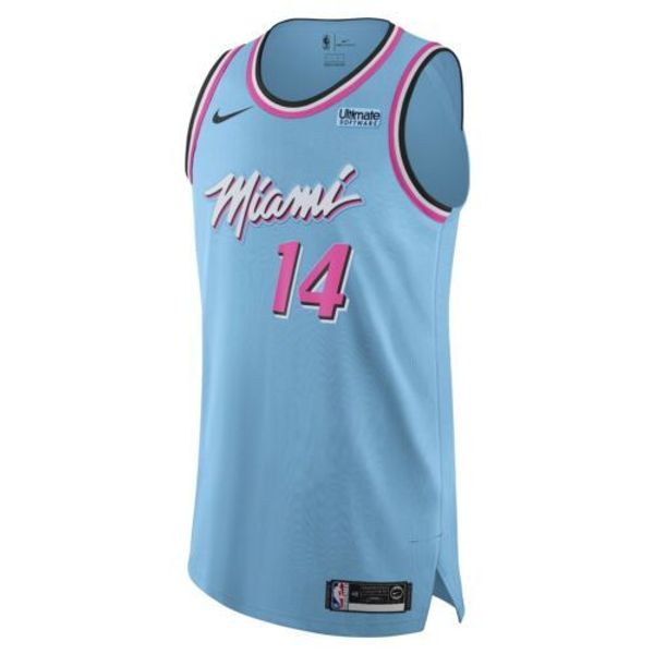 

tyler herro #14 vicewave sponsor patch jersey new nkvest stitched basketball jerseys, Gray