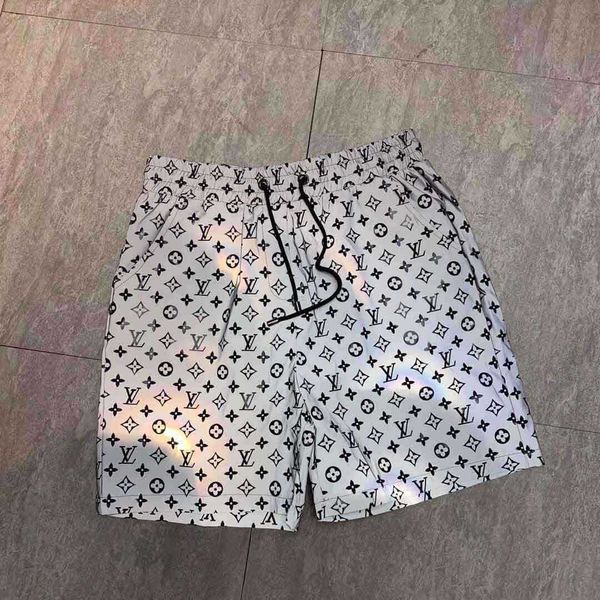 

summer fashion european and american tide brand popular fitness bodybuilding creative large size loose beach surfing men's shorts, White;black
