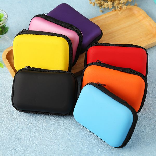 

headphone case cable storage travelling usb bag pouch earphone box