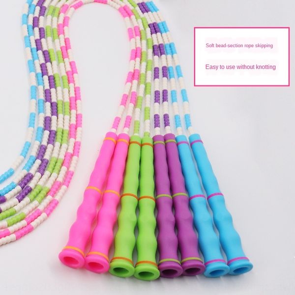 

d9cnm pattern bamboo rope skipping beads beads children primary and secondary school students girls kindergarten fancy bead rope skipp