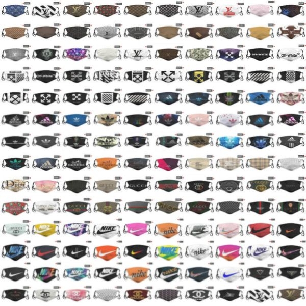 

2020 New Brand Luxury Designer Half Face Mask Ice Silk Summer Breathable GG Letter Pattern Reusable Washable Protective Dust Mask PM2.5