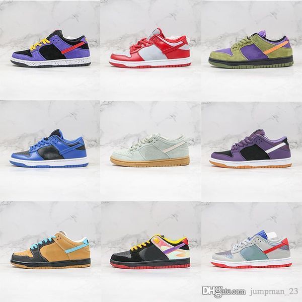 

new sb dunk low pro acg terra purple samba horizon green shadow running shoes men women slam city skateboard sneakers sport trainers 36-45, Black