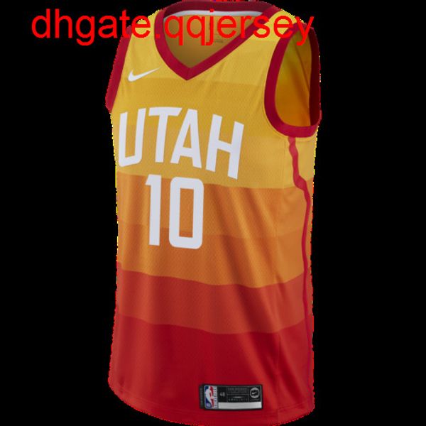 

mike conley #10 men's jersey - vest stitched basketball jerseys, Gray