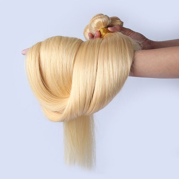 

blonde 36 38 40 inch brazilian hair weave bundles straight 100% human hair 3/4 bundles natural color remy hair extensions, Black;brown