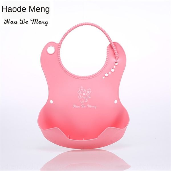 

klpeu baby baby cartoon multicolor imitation silicone stereo bib haodemeng children's waterproof dining saliva towel silicone saliva to