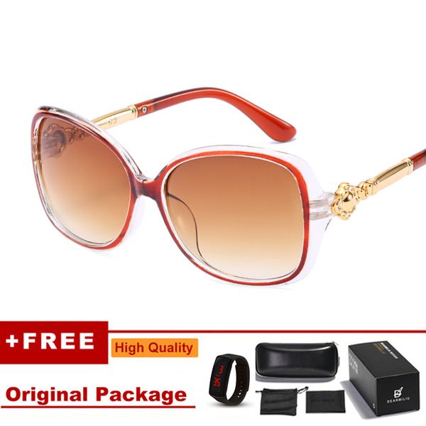 

klbs brand design 20120 new fashion sunglasses uv protection sun glasses for women pink gradient lens, White;black